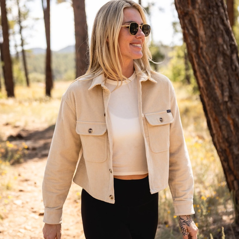 Born Primitive Beige Corduroy Utility Jacket